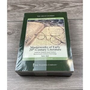 Great Courses:  Masterworks of Early 20th-Century Literature 2 DVD + Guide Book